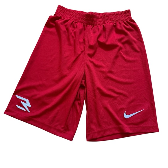 Nike 3BRAND By Russell Wilson Red Badge Mesh Shorts Size L NWT - Picture 2 of 6